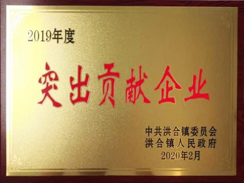 2019年度突出貢獻企業(yè)